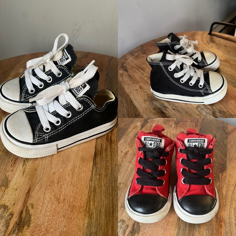 Converse Kids Sneakers (3 pair lot) - Picture 12 of 12